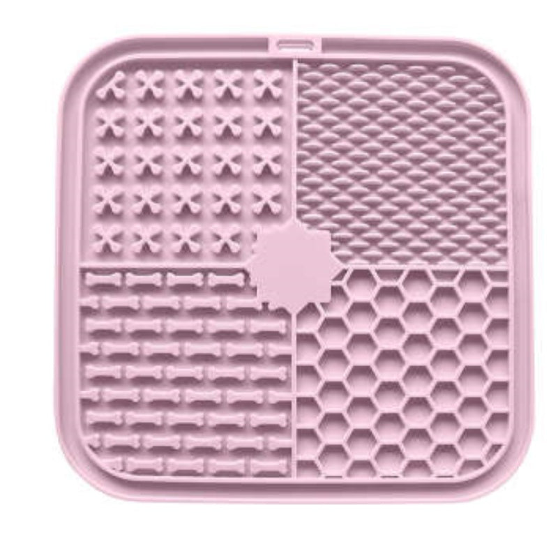 Octagonal Silicone Licking Pad for Slow Feeding, for dogs and cats.