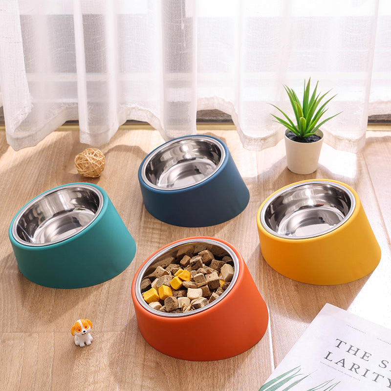 Deep Raised Feeding Bowl, for dogs and cats.