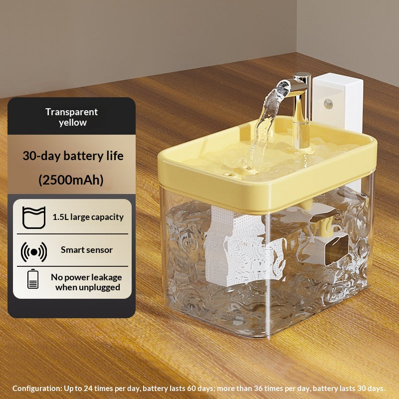 Wireless Sensor Smart Water Fountain, for cats.