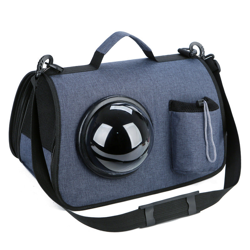 Crossbody Cat Carrier Bag for Outdoor Day Trips, for cats.