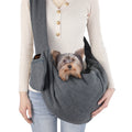 Breathable Diagonal-Strap Chest Backpack, for dogs.