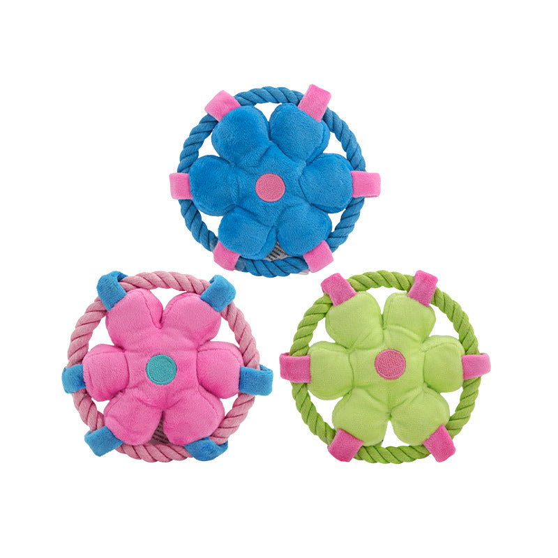 Squeaky Plush Animal-Shape Chew Toy, for dogs.