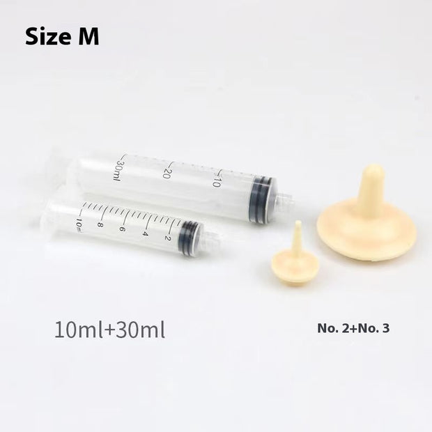 Kitten & Puppy Nursing Bottle Set – Silicone Feeding Syringe – features