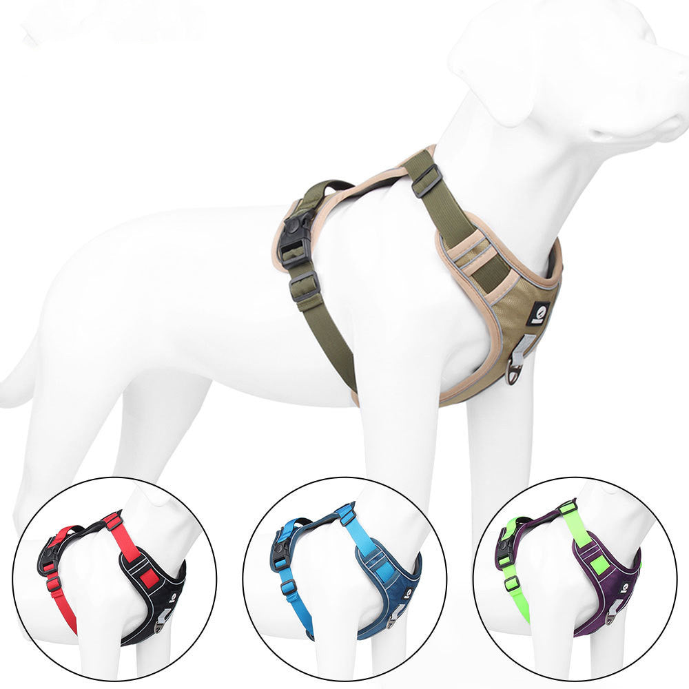 Reflective Oxford Cloth Chest Harness, for dogs.