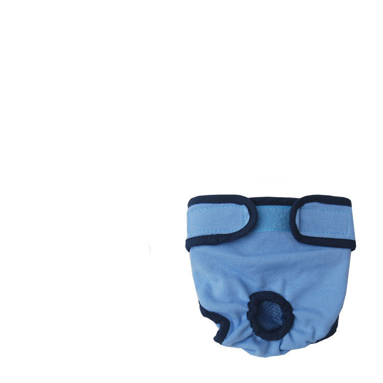 Hook-and-Loop Cotton Diaper Pants, for dogs.