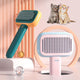 Stainless Steel Pet Dematting Brush – Open-Knot Grooming Comb