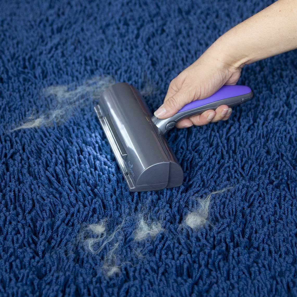 Lint and Pet Hair Remover with Built-In Light, for dogs and cats.