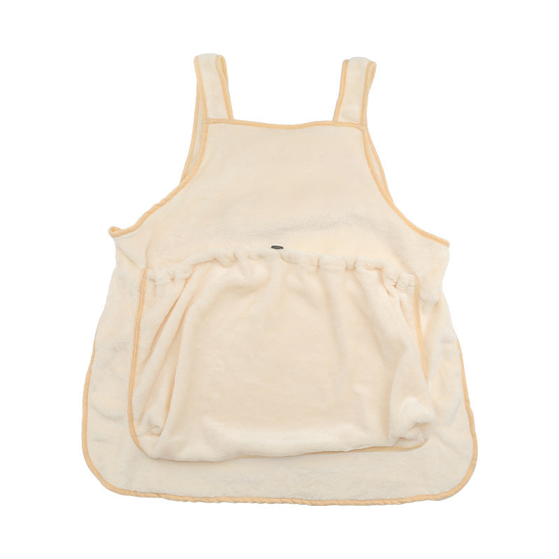 Plush Winter Hanging Chest Carrier Pouch for Small Pets