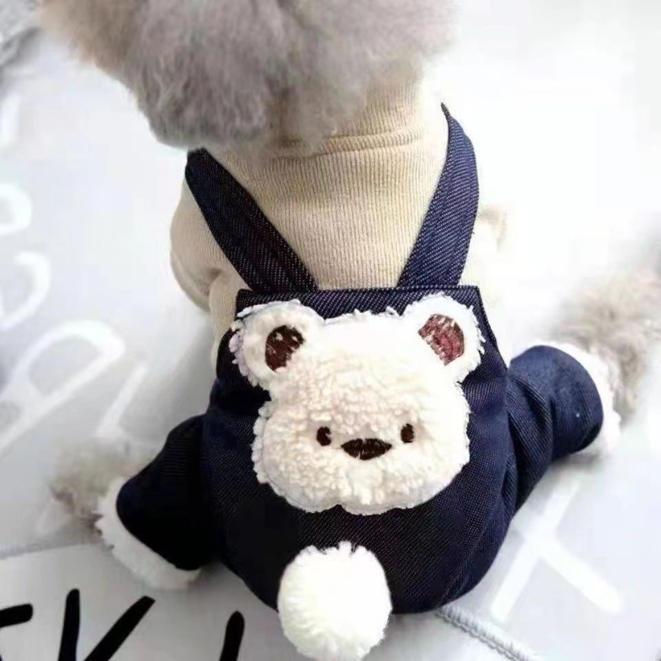 Fleece-Lined Four-Leg Coat, for dogs.