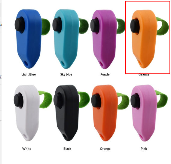 Hand-Activated Clicker Trainer, for dogs.