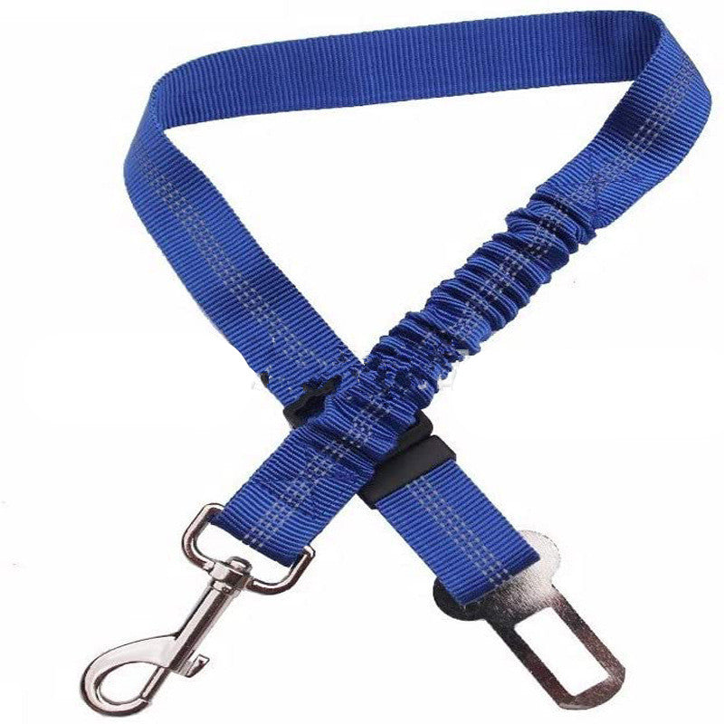 Adjustable Nylon Car Seat Belt Tether for Dogs