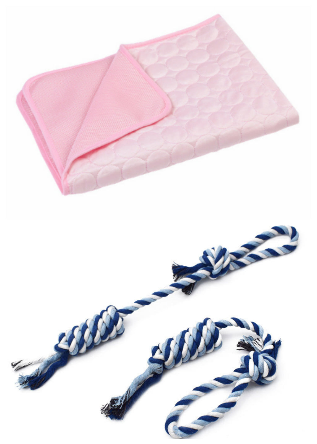 Foldable Summer Cooling Ice Silk Mat for Pets