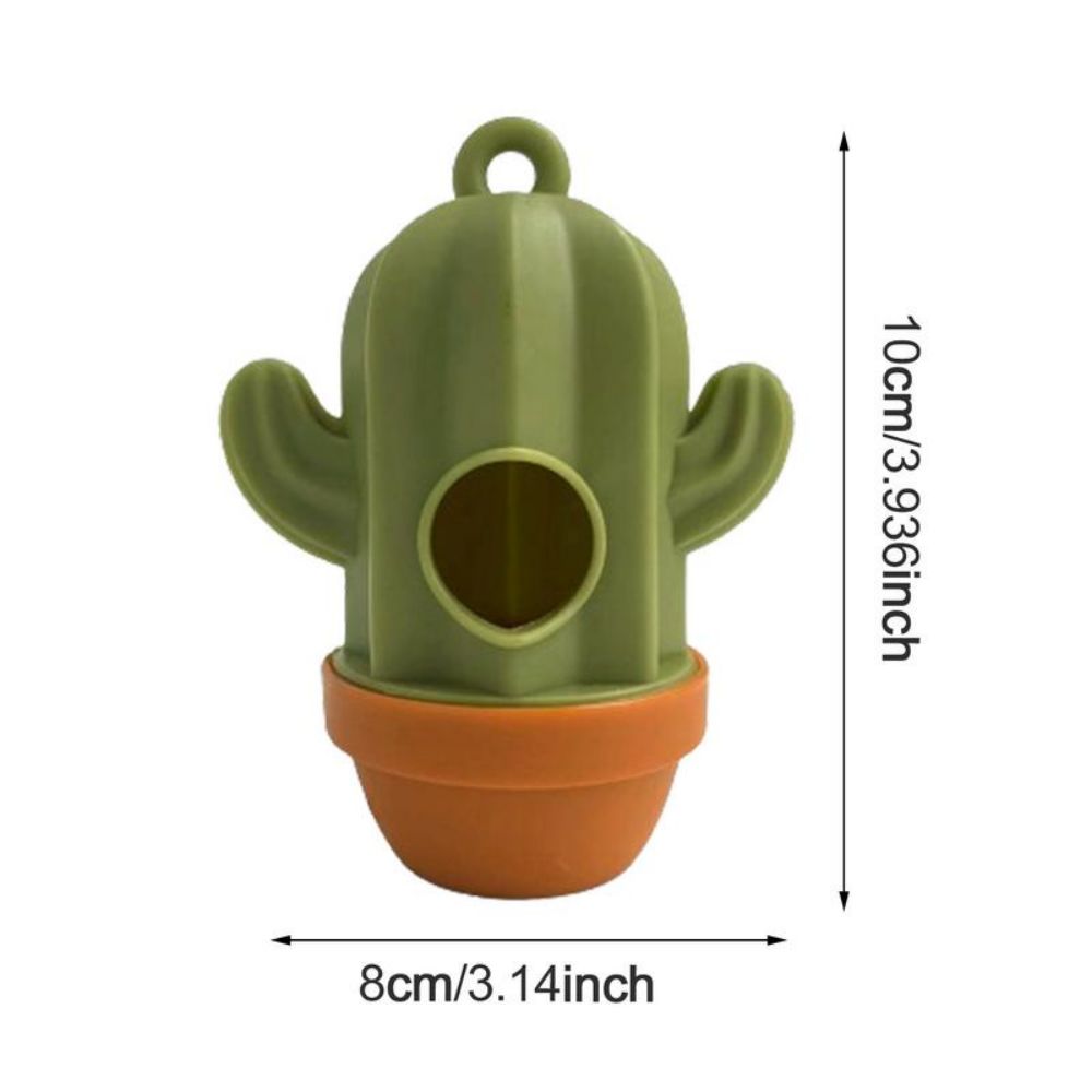 Cactus-Shaped Poop Bag Dispenser, for dogs.