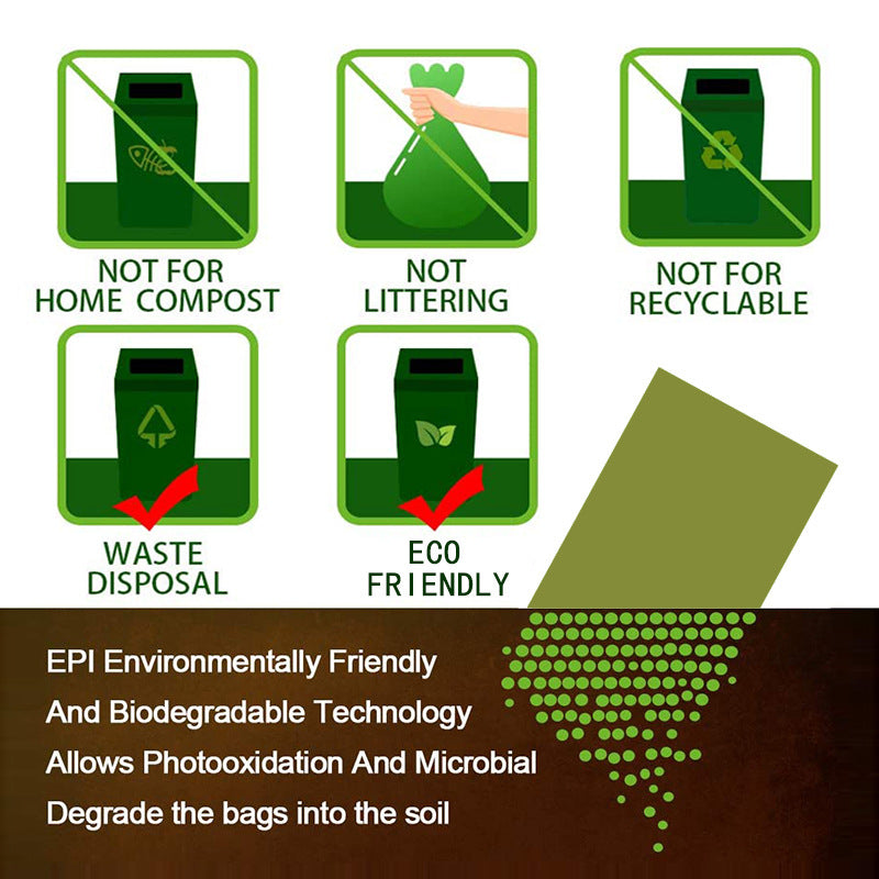 Pet Waste Bag Rolls with Dispenser Box Option, for dogs and cats.