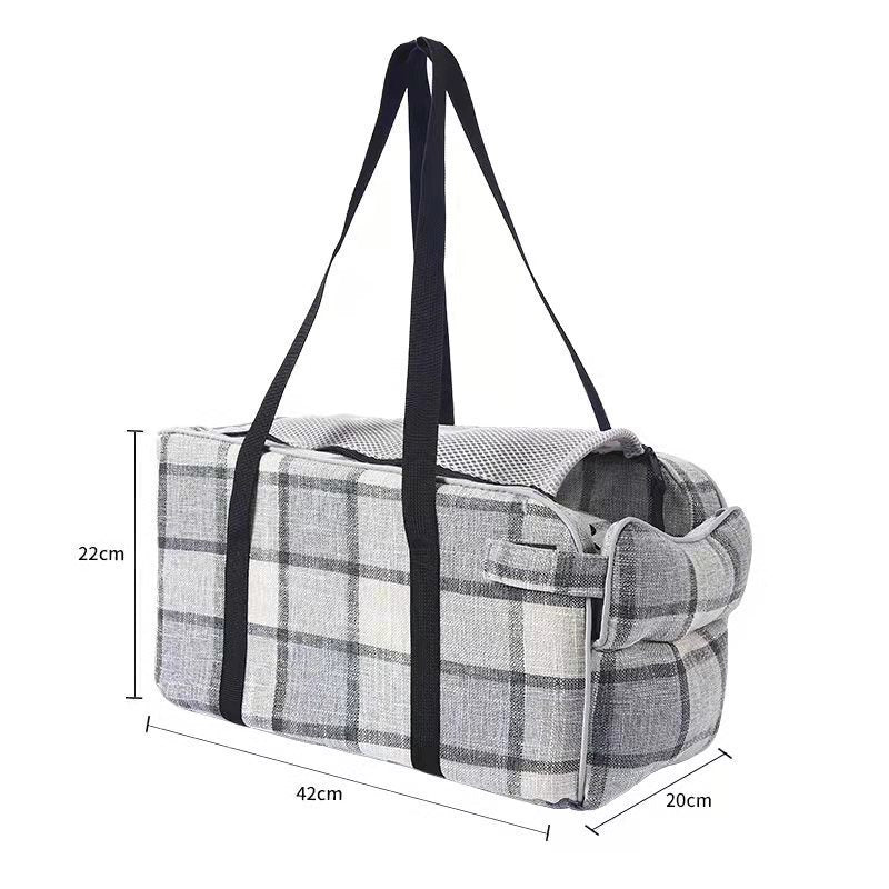 Car Center Console Travel Bag for Dogs and Cats
