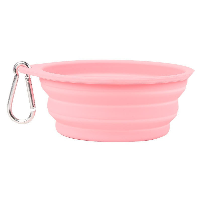 Foldable Silicone Travel Bowl, for dogs.