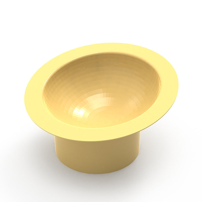 Angled Wide-Mouth Bowl, for cats.