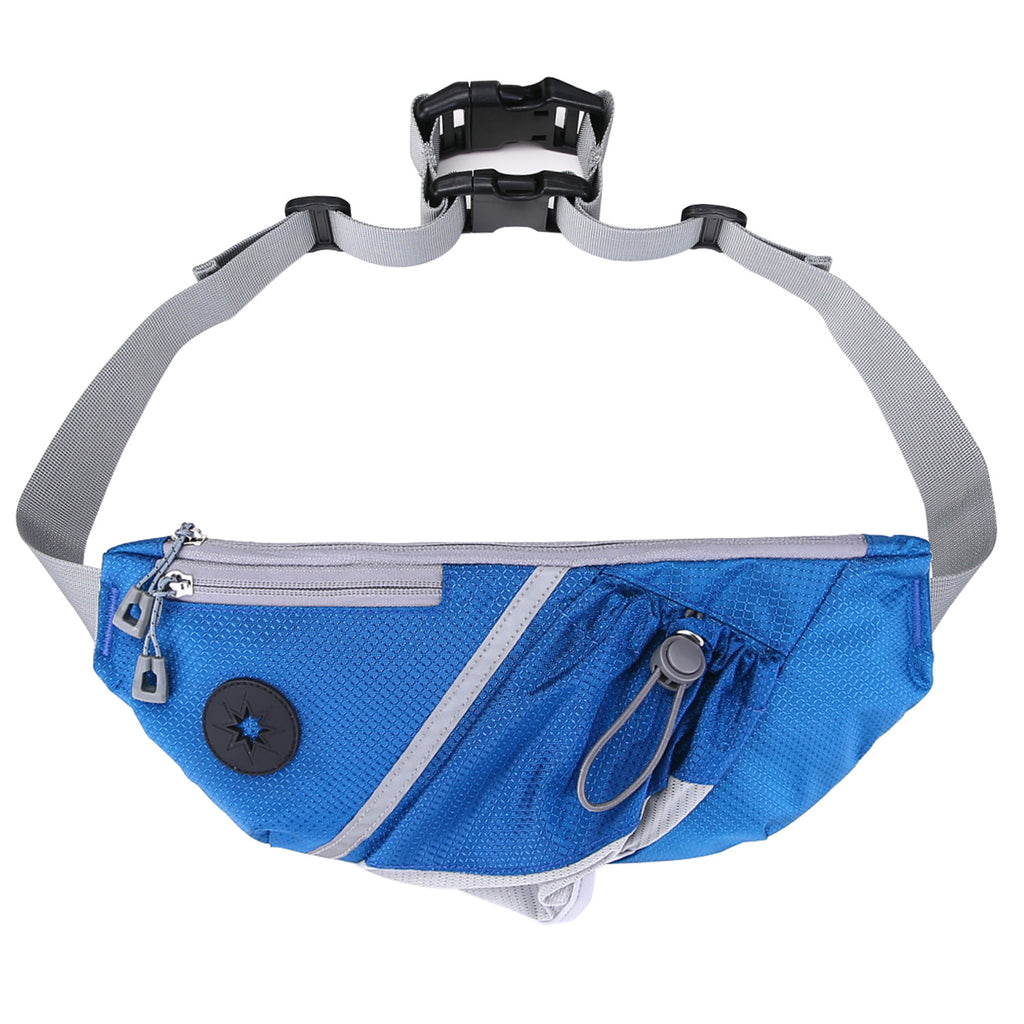 Hands-Free Running Leash with Waist Fanny Pack, for dogs.