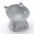 Raised Tilted Feeding Bowl, for cats.