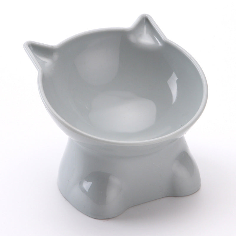Raised Tilted Feeding Bowl, for cats.