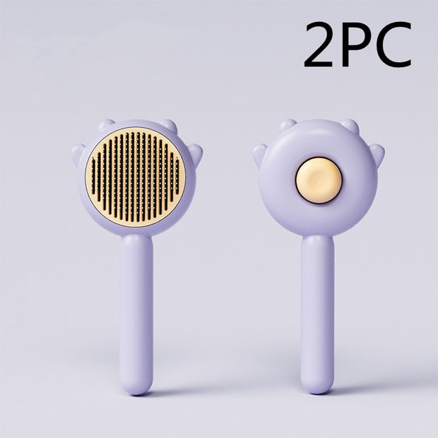 Pet Massage Grooming Brush – Hair Removal Comb for Cats & Dogs – color options