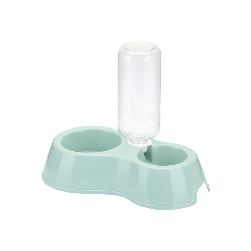 Automatic Double Bowl Pet Water and Food Feeder
