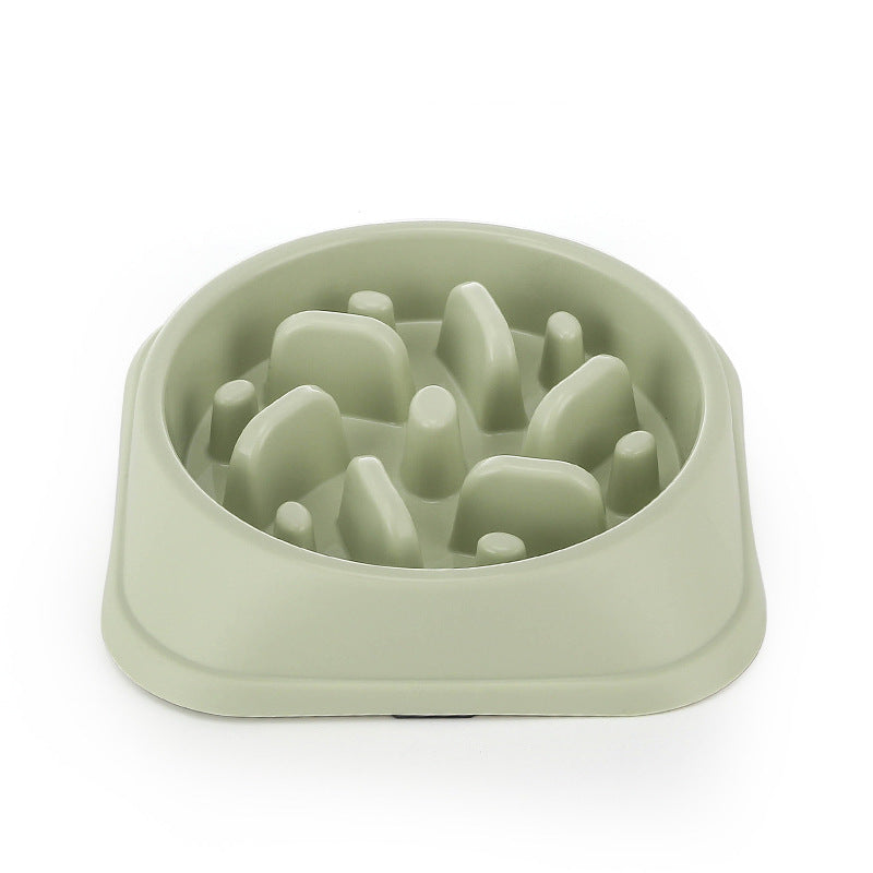 Slow-Feed Bowl to Help Prevent Fast Eating in Pets, for dogs and cats.