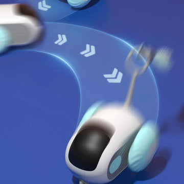 Remote Control Interactive Cat Car Toy – USB Rechargeable Self-Moving – features