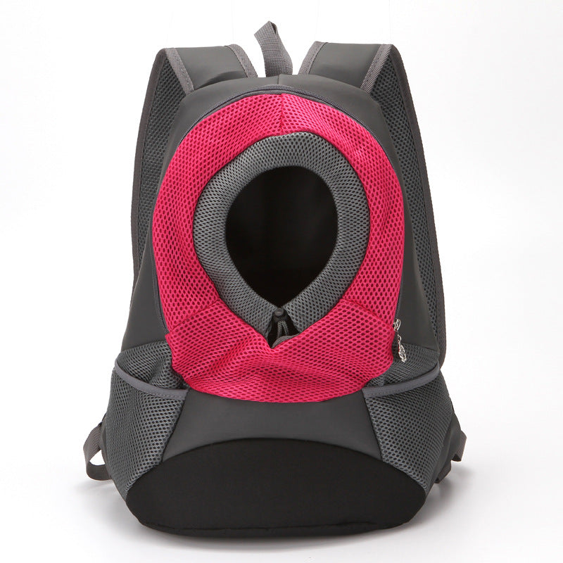 Convenient PU Travel Backpack for Dog Outings
