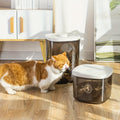 Large Plastic Pet Food Storage Box for Kibble, for dogs and cats.