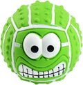 Latex Smile-Face Squeaky Ball Toy, for dogs.