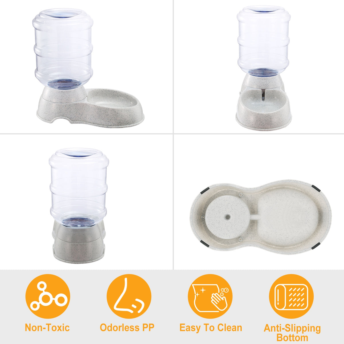 3.5L Gravity Self-Dispensing Pet Water Feeder