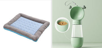 Ice Silk Cooling Pad for Dogs & Cats – Summer Heat Relief Mat – lifestyle photo