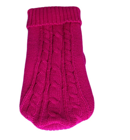 Knitted Wool-Style Sweater, for dogs.