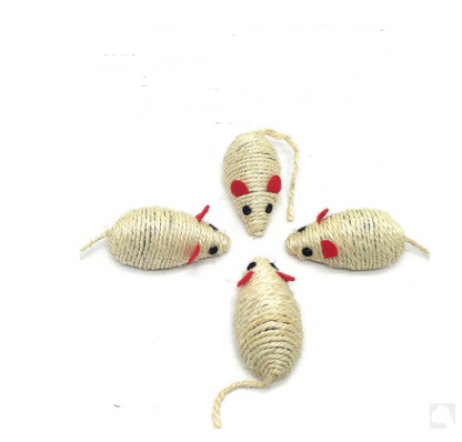 Handmade Wooden Wand Toy with Feather and Bell, for cats.