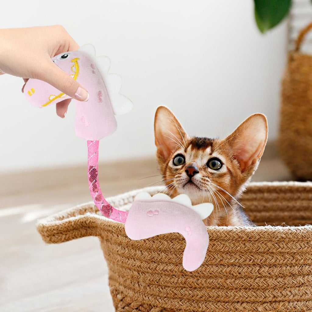 Interactive Catnip Plush Chew Toy for Indoor Cats, for a cat.