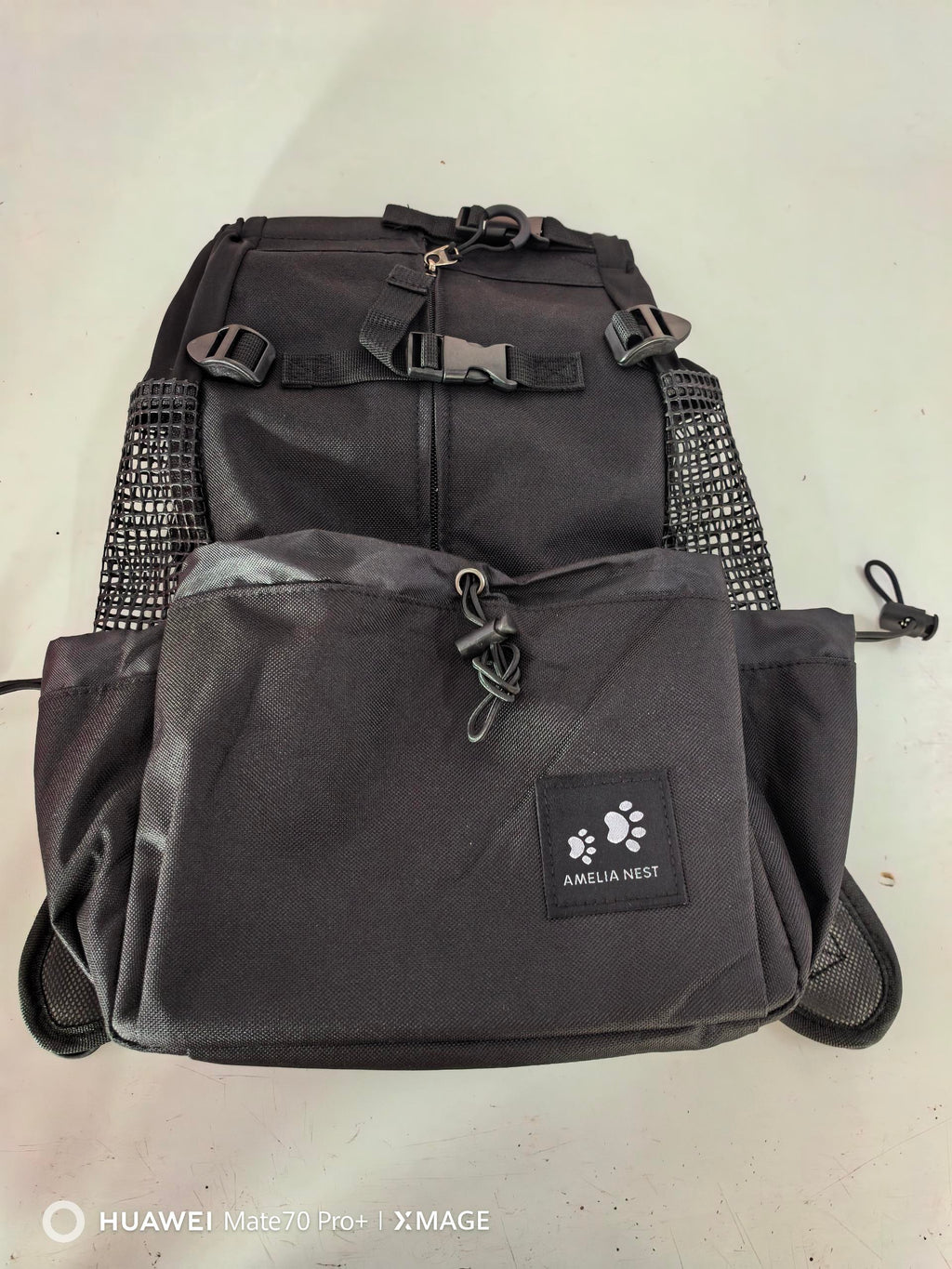 Ventilated Mesh Carrier Backpack, for dogs and cats.