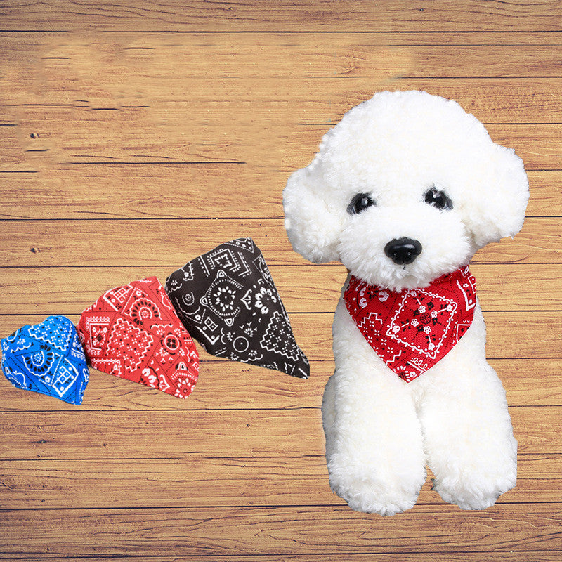 Adjustable Buckle Bandana Collar, for dogs and cats.