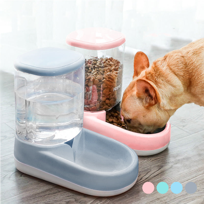 Eco-Friendly Water and Food Dispenser for Dogs and Cats