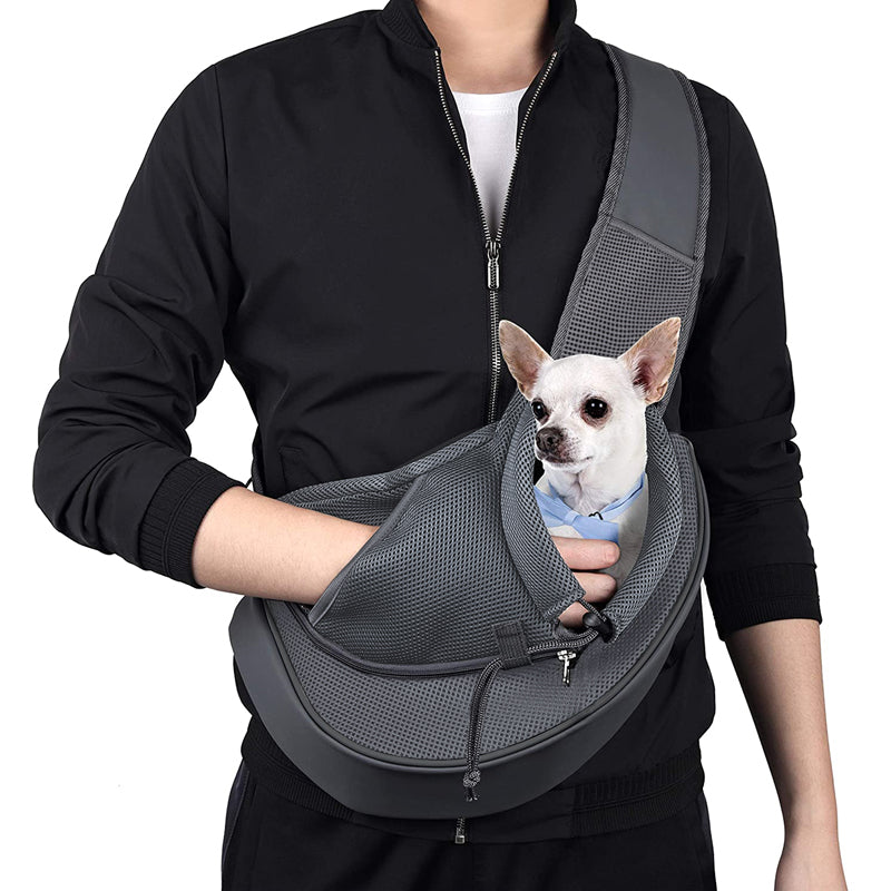 Breathable Mesh Shoulder Carrier Bag, for dogs.