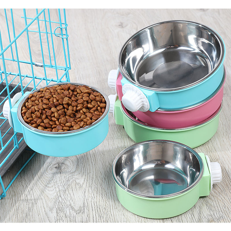 Cage-Mount Food and Water Bowl, for dogs and cats.