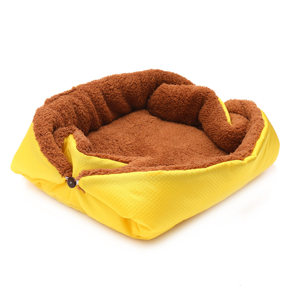 Foldable Fleece Pet Sleep Mat, for dogs and cats.