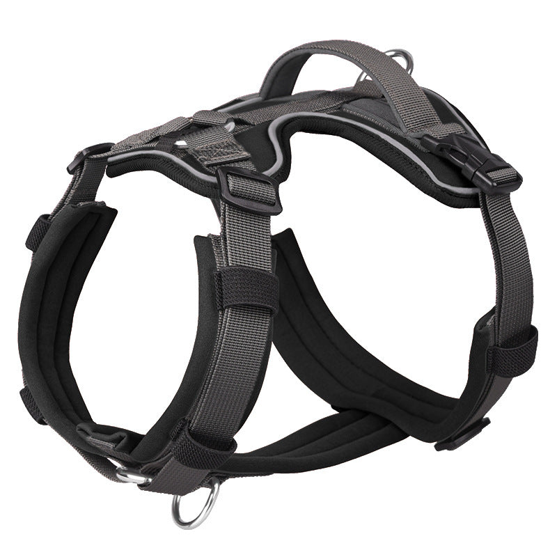 Breathable Mesh Vest Harness with Reflective Trim, for dogs.