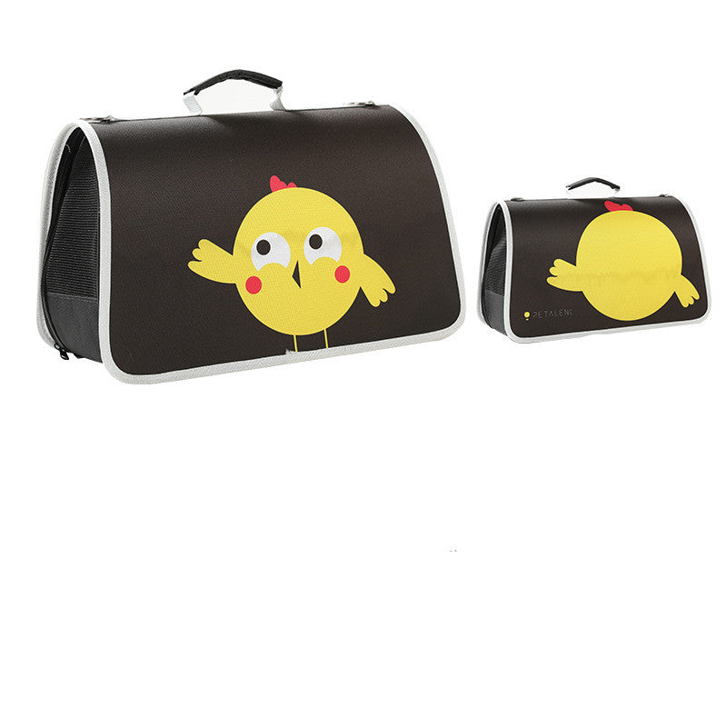 Foldable Oxford Cloth Cat Carrier Bag in Fun Prints, for cats.