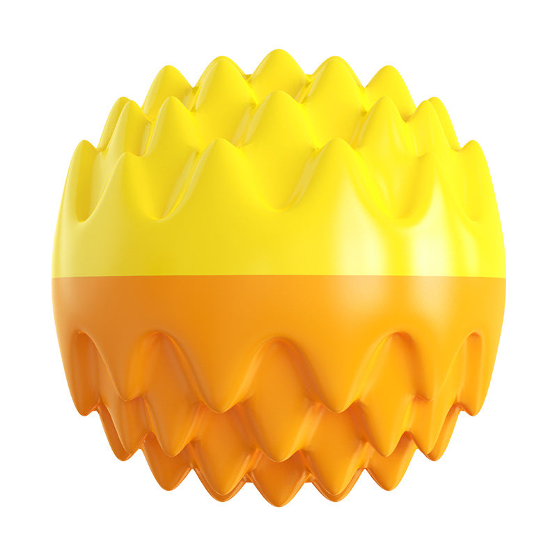 Squeaky Toothbrush Teether Ball Chew Toy, for dogs.