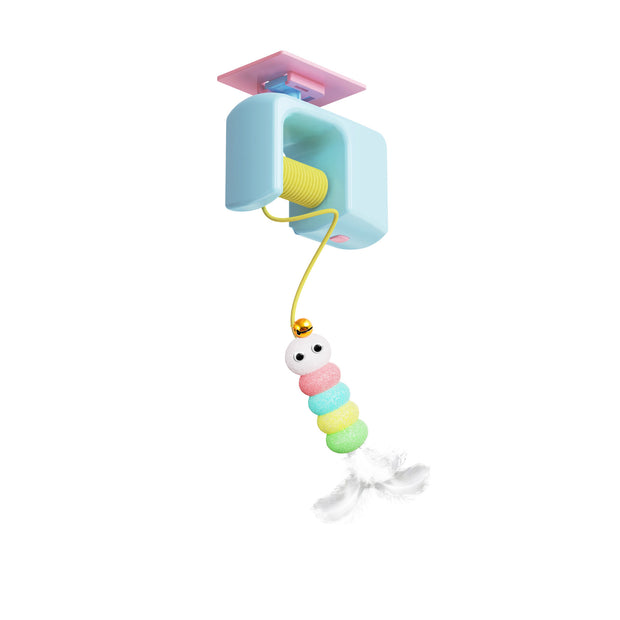 Electric Hanging Yo-Yo Cat Toy – Auto Bouncing Door Teaser – lifestyle photo