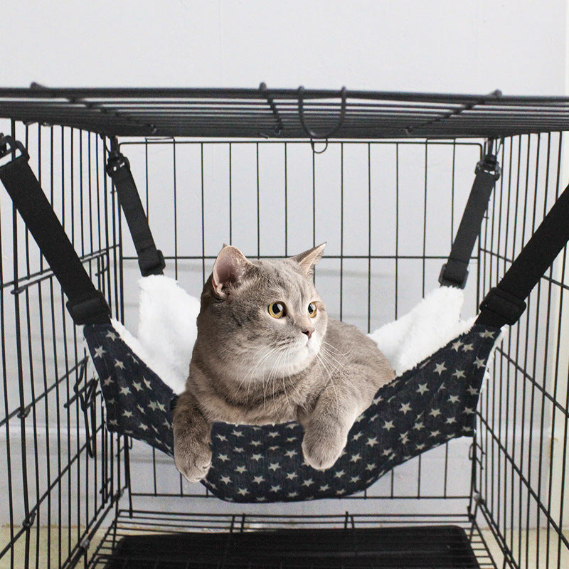 Adjustable Canvas Hammock Bed for Cats and Kittens