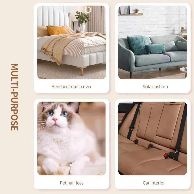 Two-Way Static Hair Removal Brush for Home and Pets, for dogs and cats.
