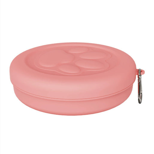 Portable Pet Food & Water Bowl – Outdoor Travel Snack Box – detail view