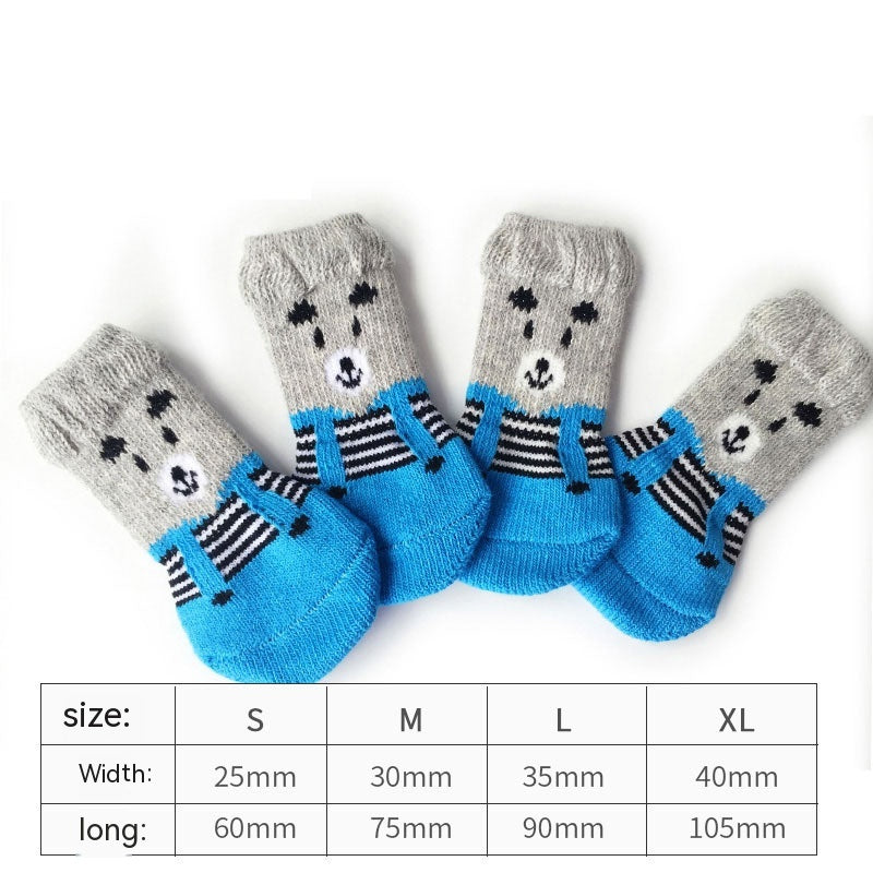 Anti-Slip Polyester Booties, for dogs and cats.